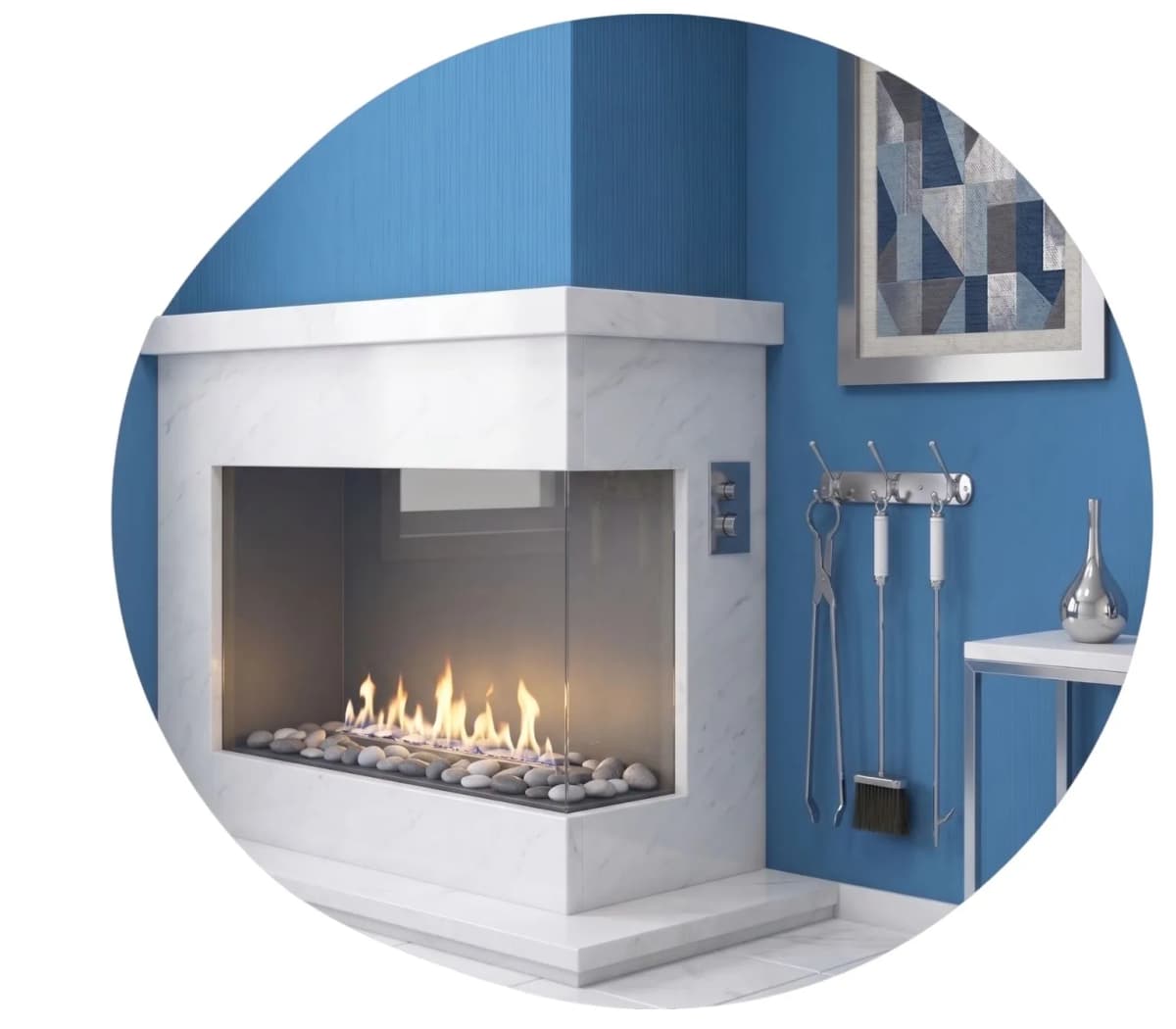 Fireplace Tile Installation in St. Augustine